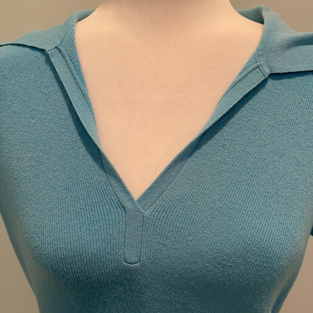 Express Woman’s Blue Shirt Size XL - Picture 2 of 9